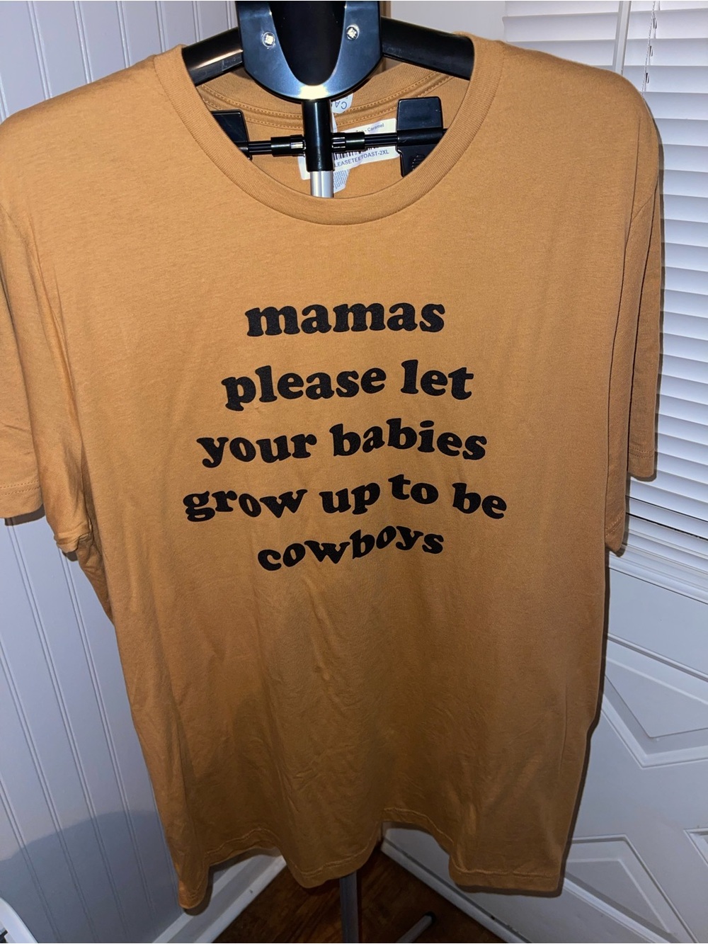 Bella Canvas Mustard Yellow Graphic Tee - 'mamas please'